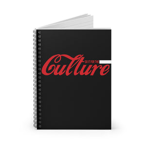 For the Culturee Spiral Notebook - Ruled Line