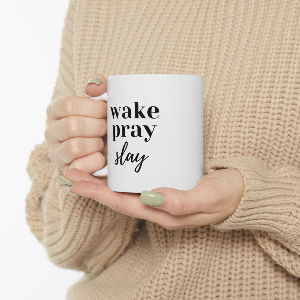 Wake Pray Slay Ceramic Mug 11oz