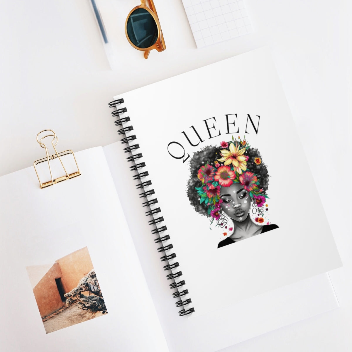 Queen Spiral Notebook - Ruled Line