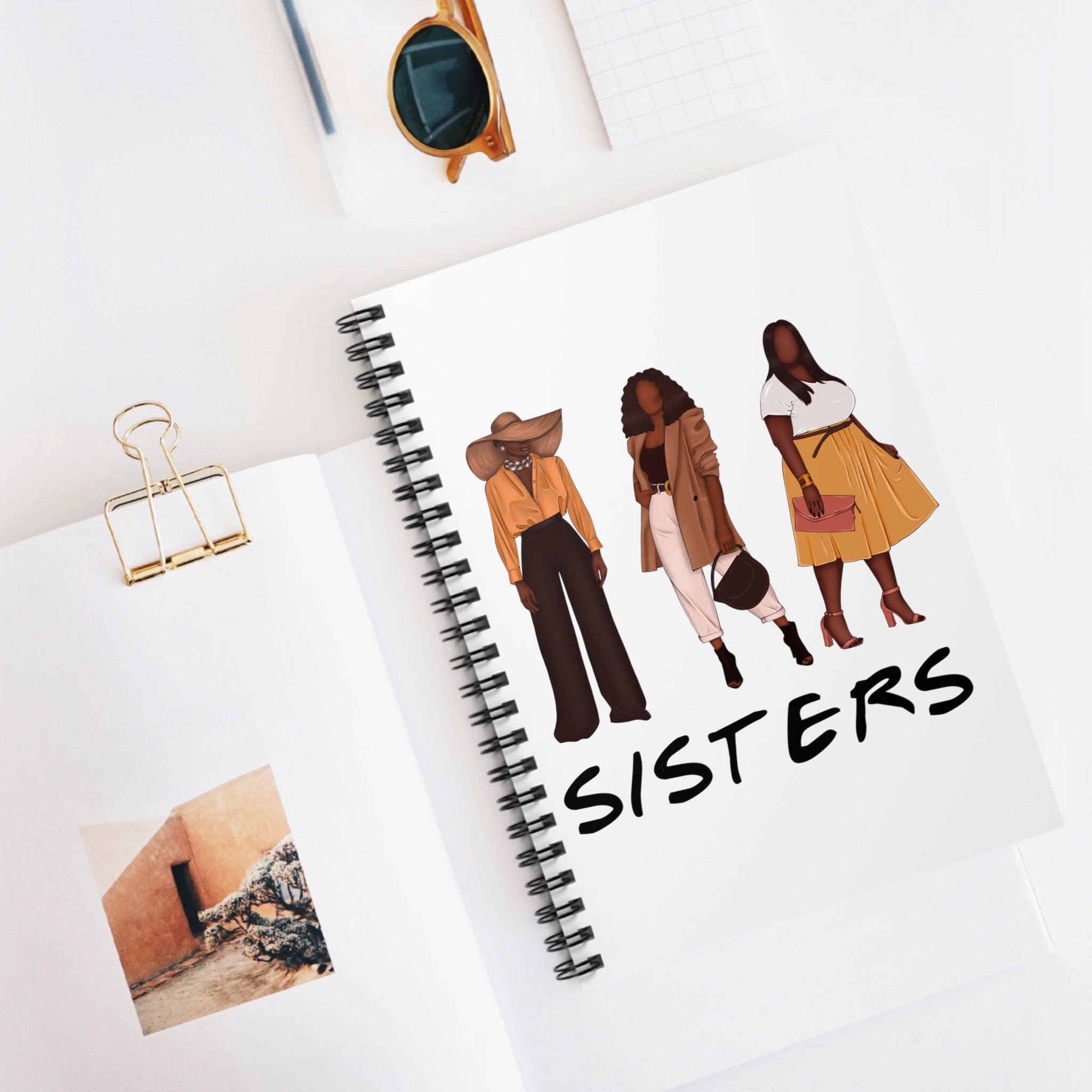 Sisters Spiral Notebook - Ruled Line