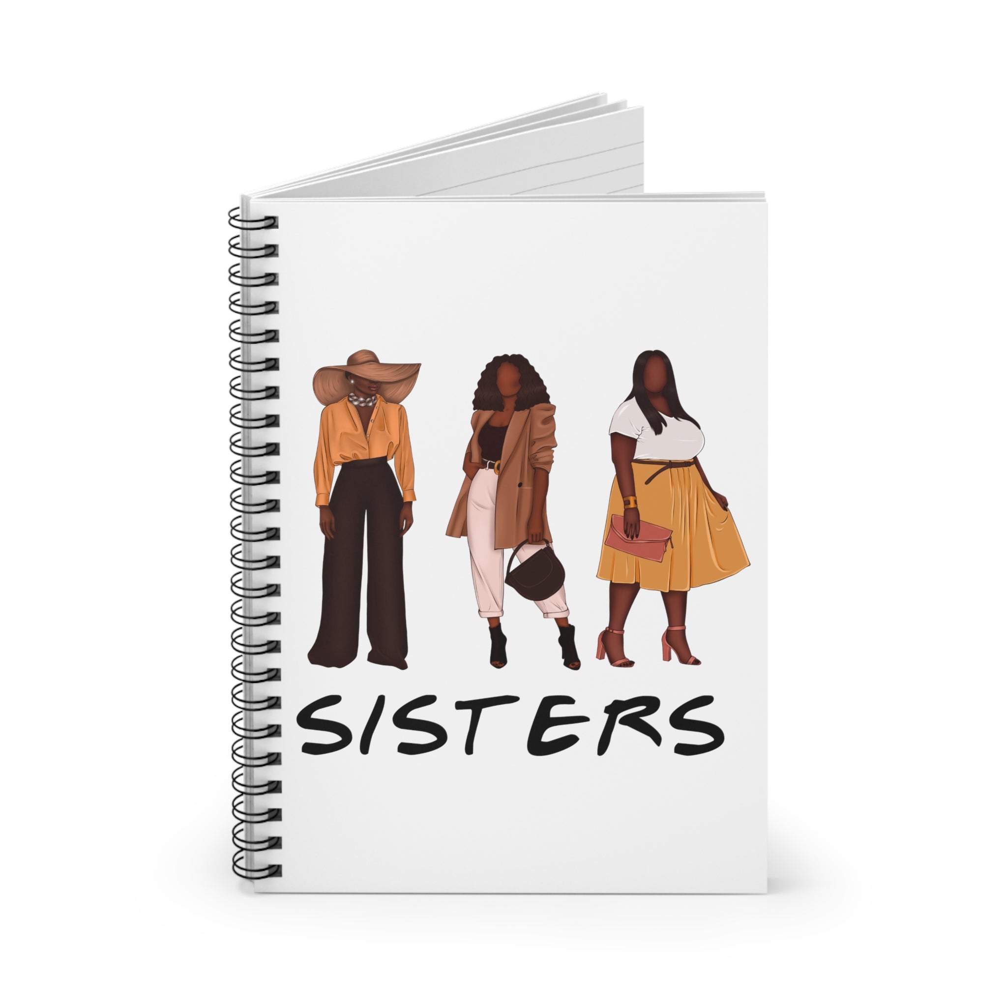 Sisters Spiral Notebook - Ruled Line