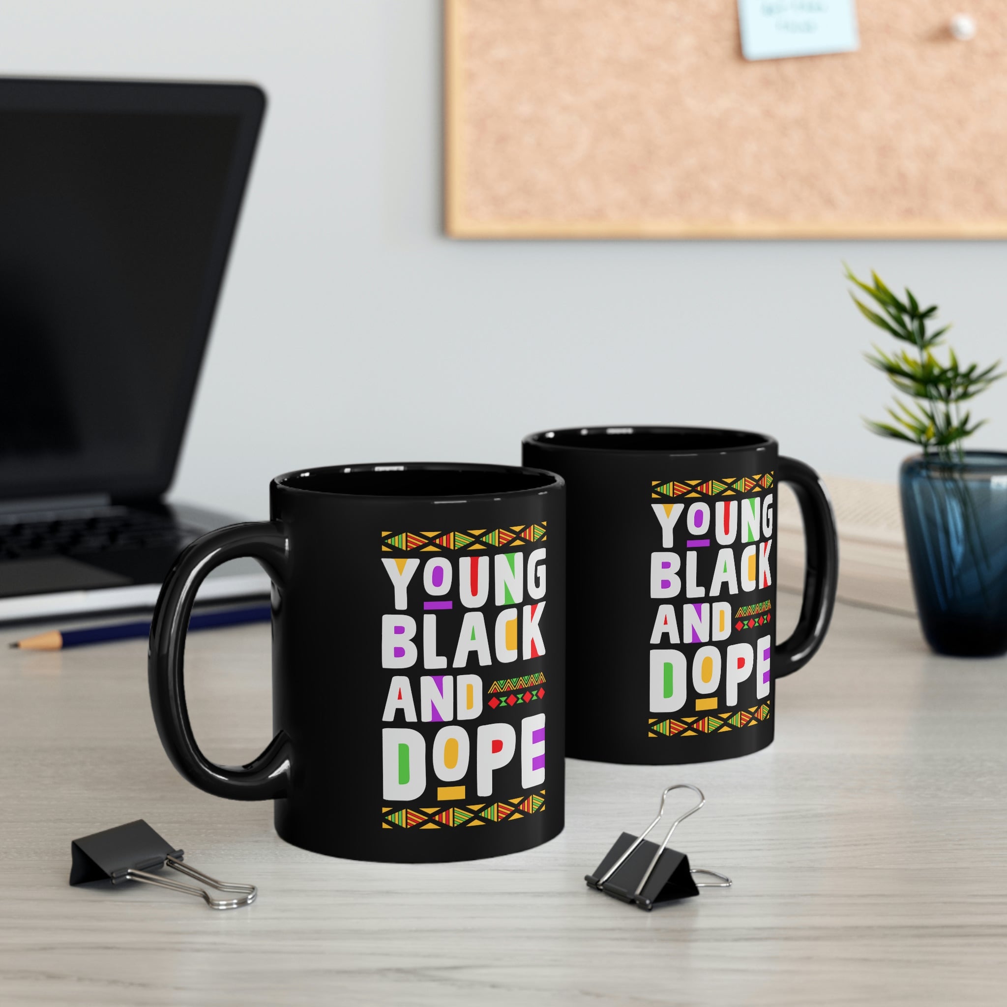 Black YBD Ceramic 11oz Mug