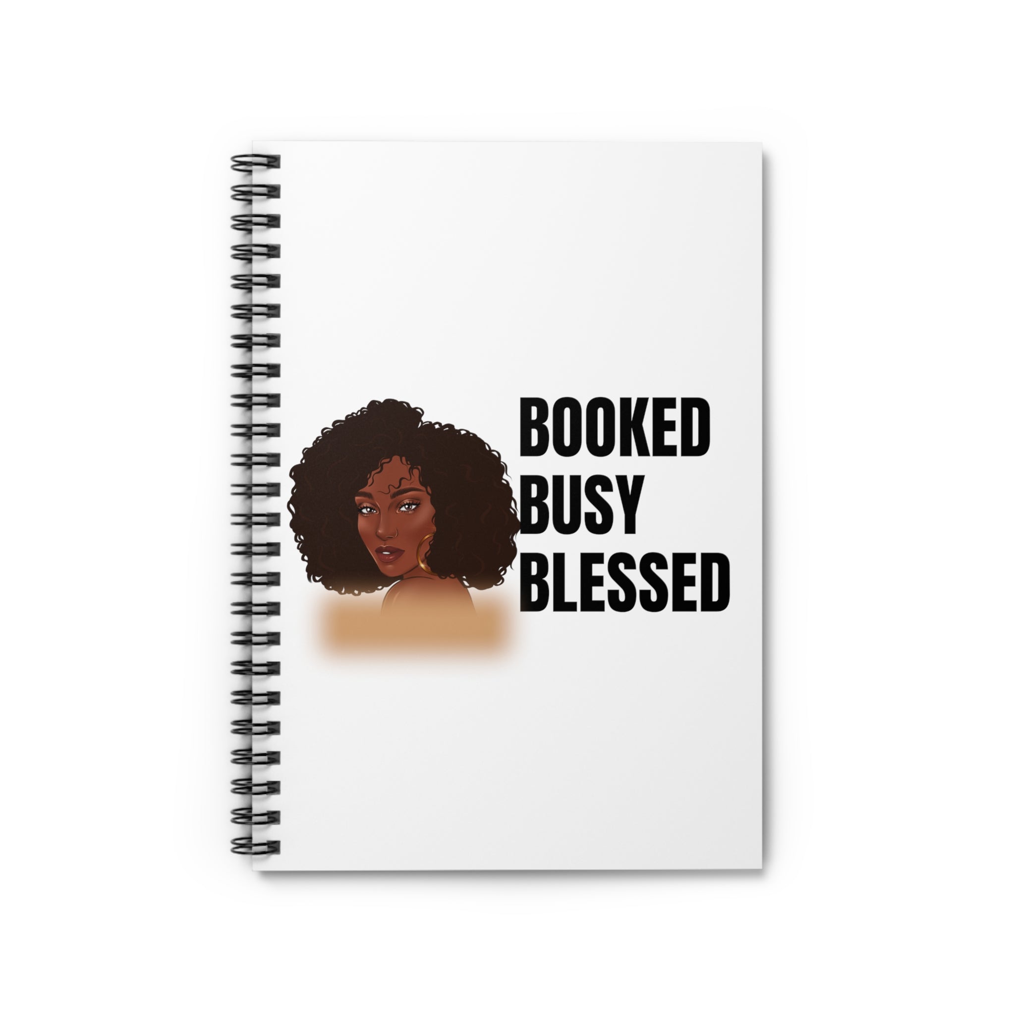 Booked Busy Blessed Notebook - Ruled Line