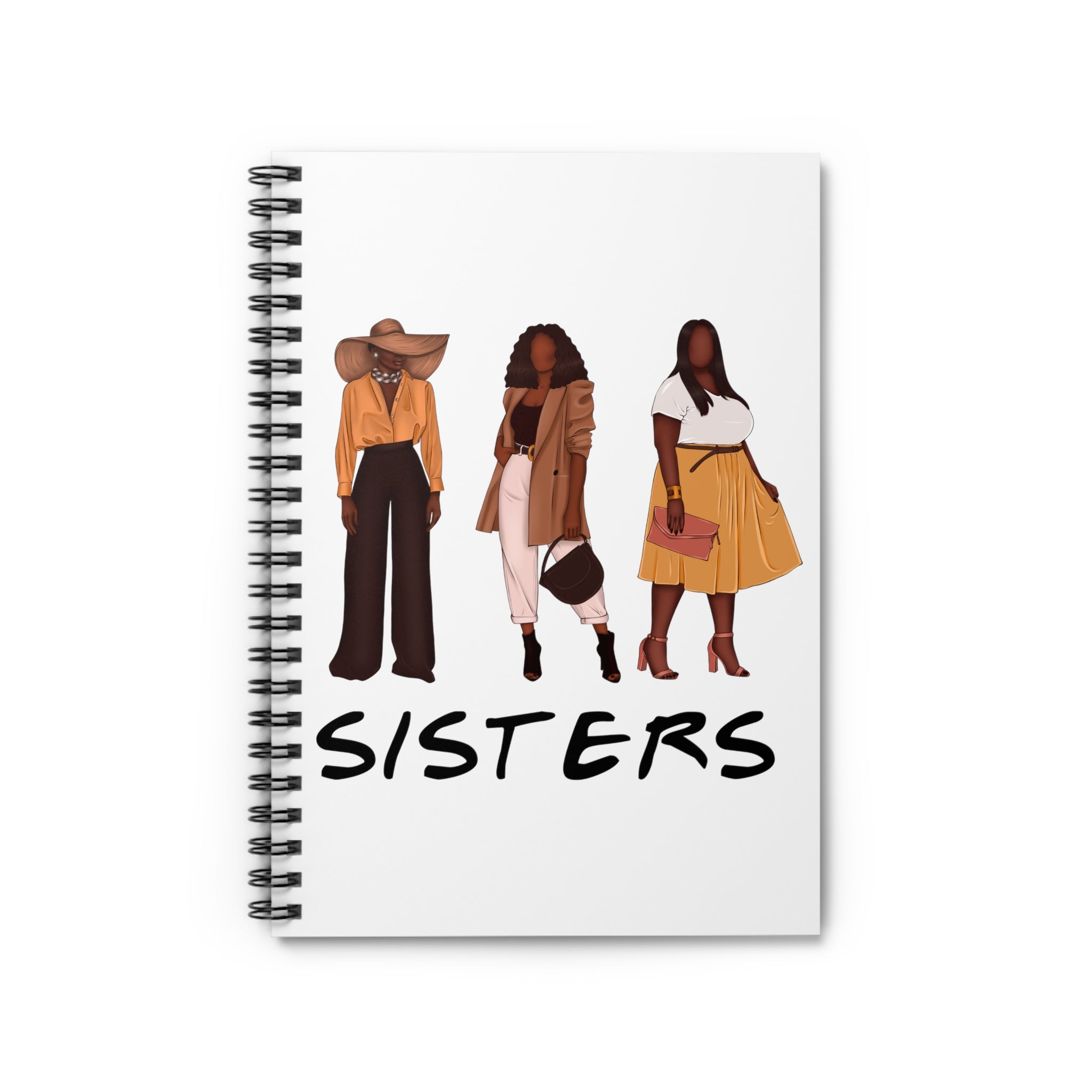 Sisters Spiral Notebook - Ruled Line