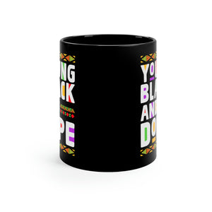 Black YBD Ceramic 11oz Mug