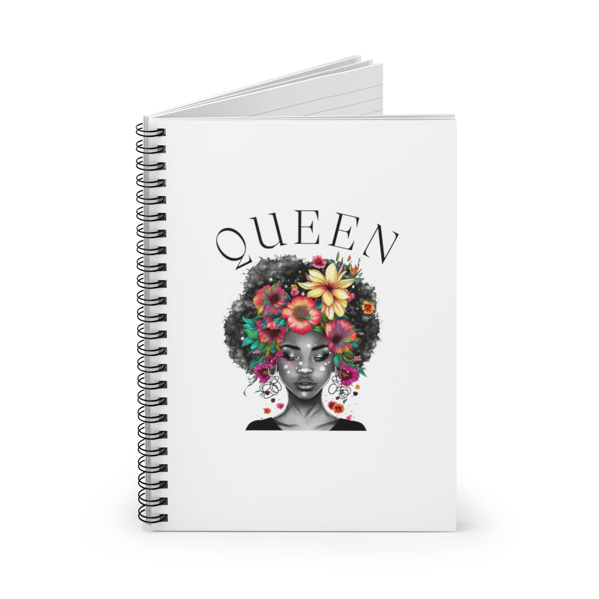 Queen Spiral Notebook - Ruled Line