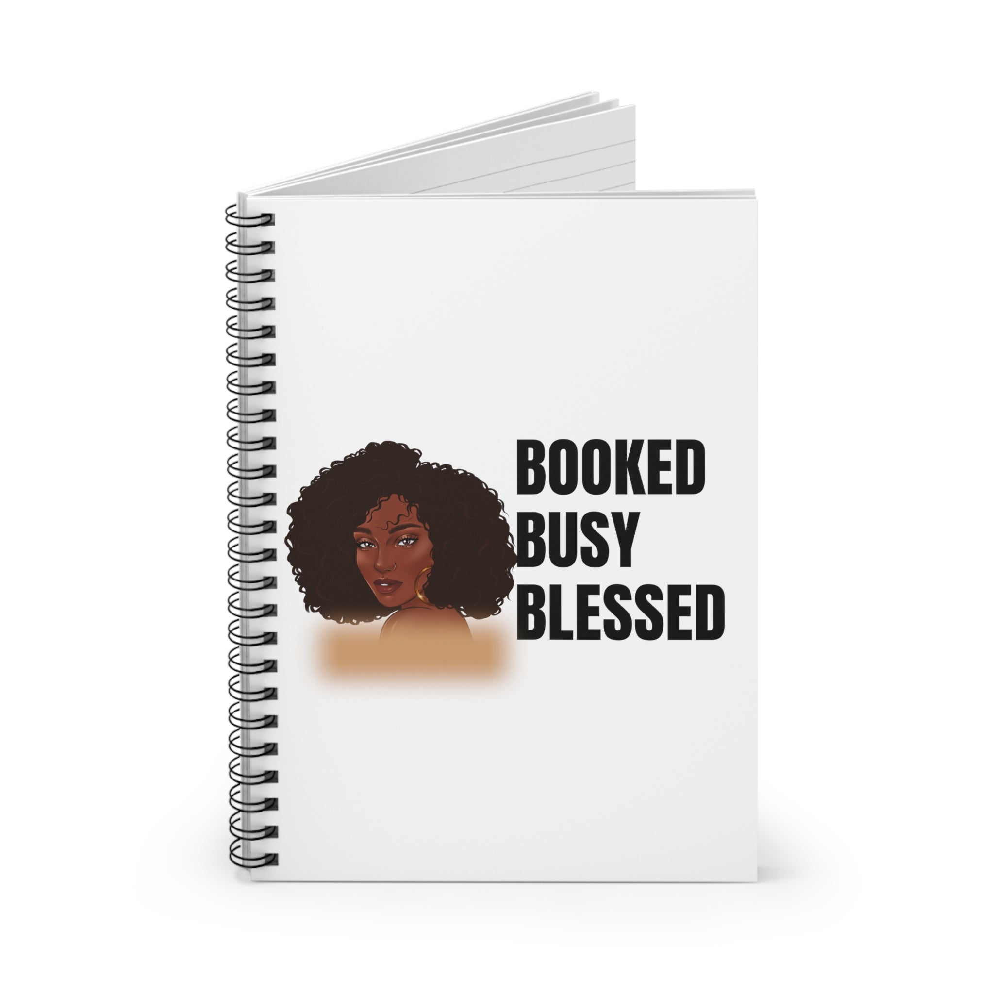 Booked Busy Blessed Notebook - Ruled Line